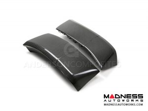 Dodge Challenger Hellcat Widebody / Demon Carbon Fiber Fender Flare Extensions - Rear